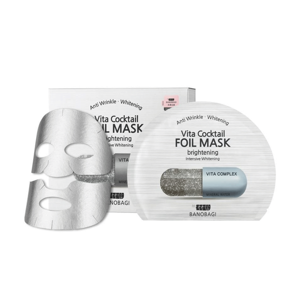 BANOBAGI Vita Cocktail Foil Mask #Brightening 30g * 10ea - KLO