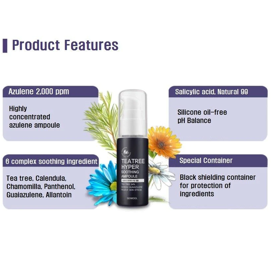 Sidmool Teatree Hyper Soothing Ampoule 30g - KLO