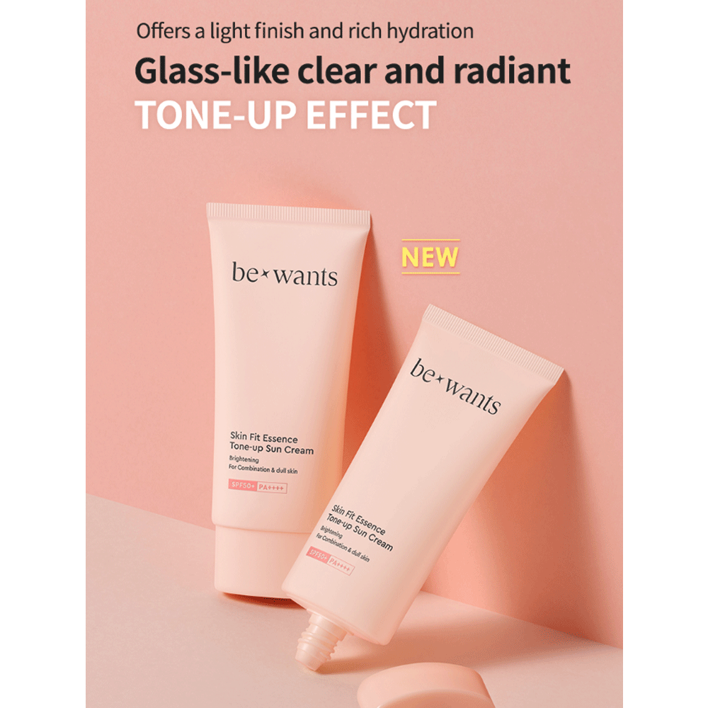 Bewants Skin Fit Essence Tone-up Sun Cream 50ml - KLO