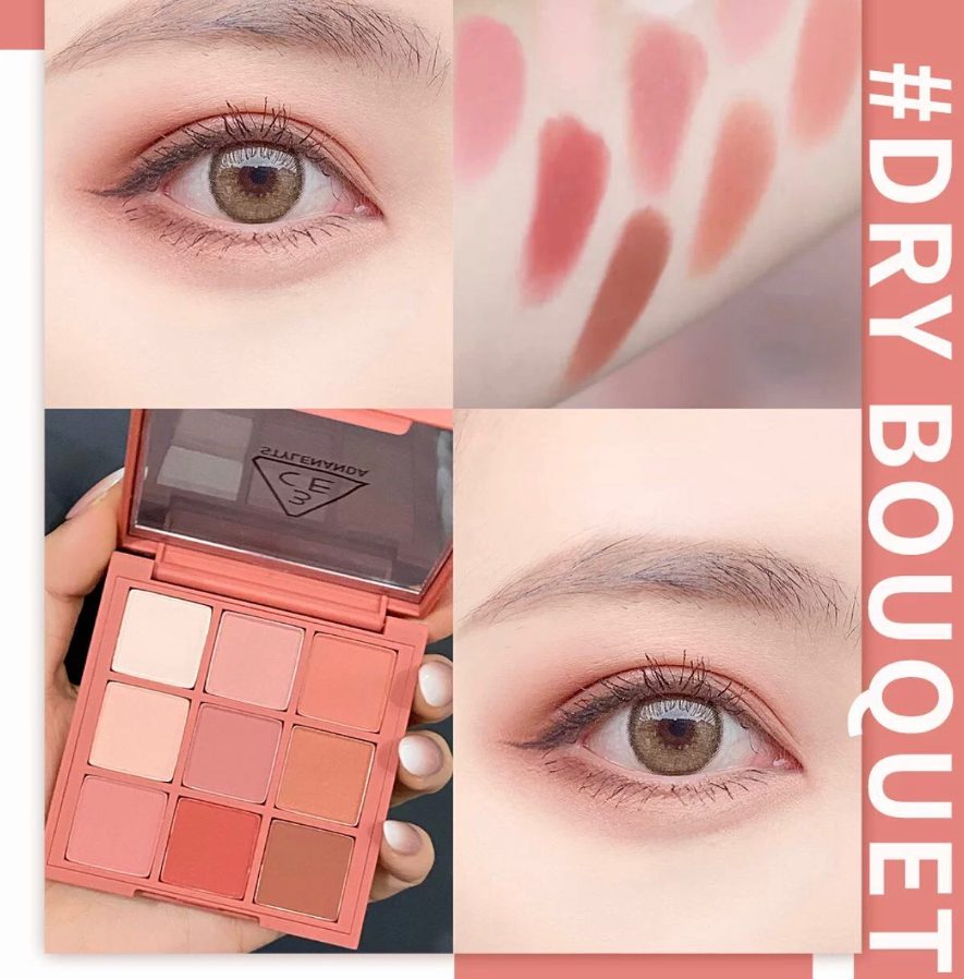 3CE Multi Eye Color Palette 8.1g – Soft Blendable Rose-Tone Eyeshadow Palette