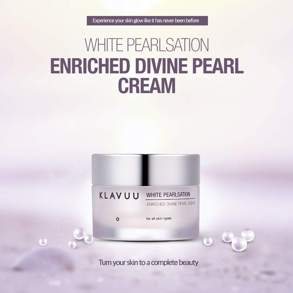 KLAVUU White Pearlsation Enriched Divine Pearl Cream 50ml - KLO