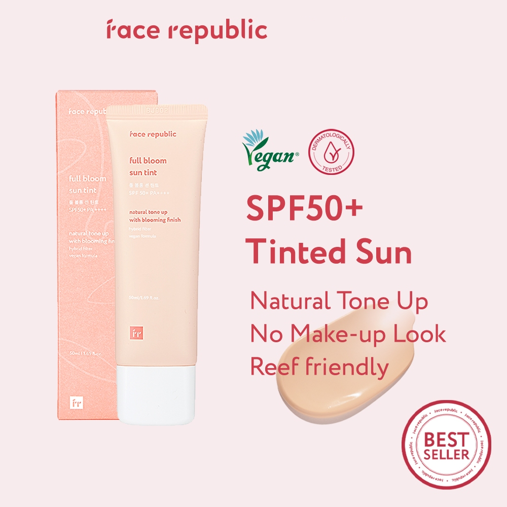 face republic Full Bloom Sun Tint 50+ PA++++ 50ml - KLO