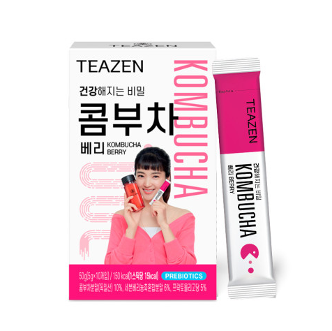 TEAZEN Kombucha 1BOX (5g x 10ea) - Berry - DODOSKIN