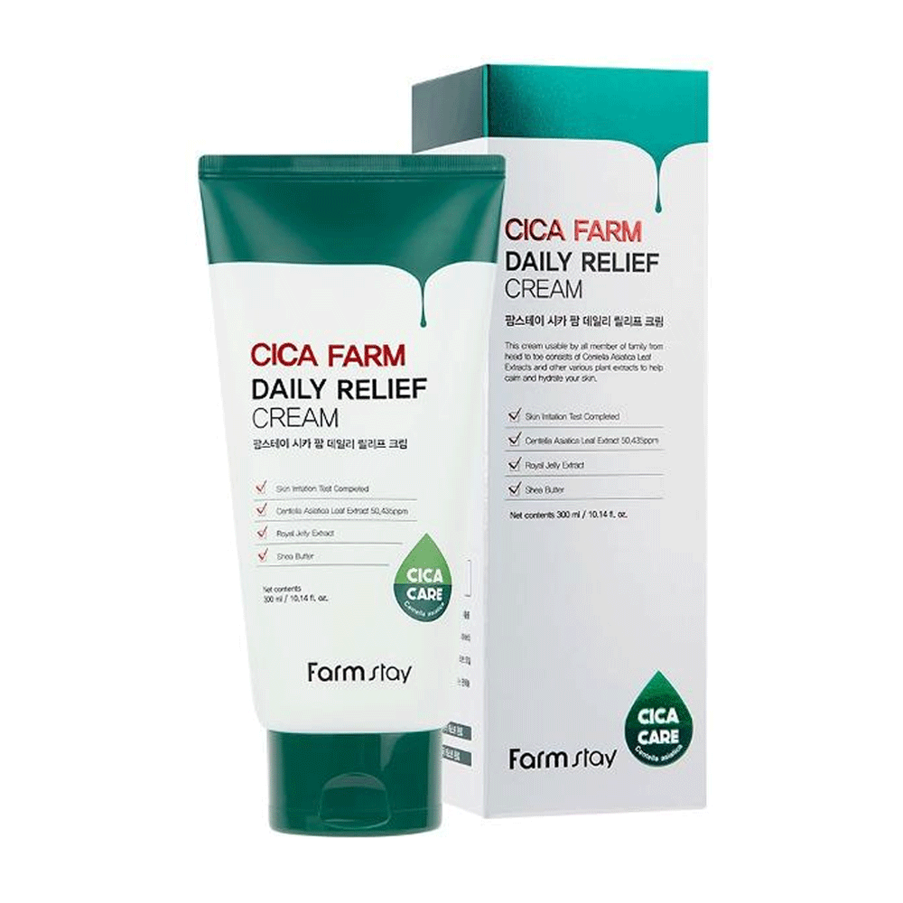 Farmstay Cica Farm Daily Relief Cream 300ml - KLO