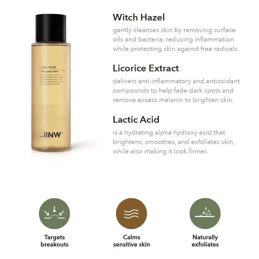 RNW DER. PORE Reducing Toner 260ml - KLO