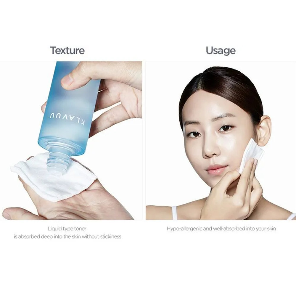KLAVUU Blue Pearlsation One Day 8 Cups Marine Collagen Aqua Toner 140ml - KLO