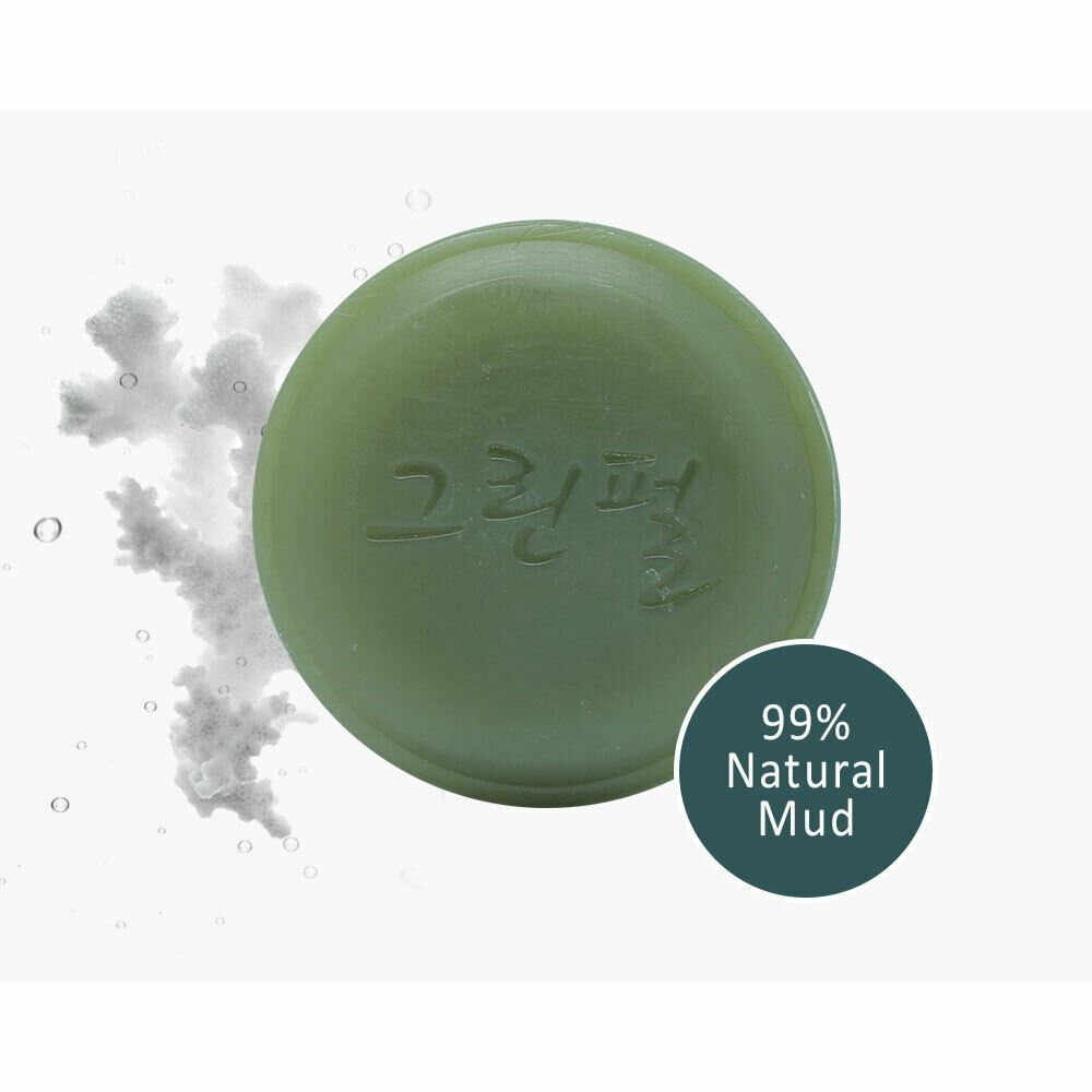 Charmmud Green Pearl Skin Care Natural Mineral Mud Handmade Beauty Face Soap - KLO