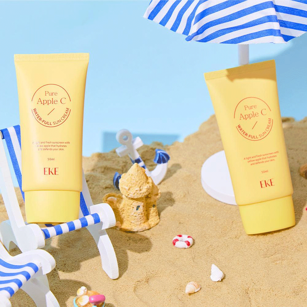 EKE Pure Apple C Water-full Sun Cream 50ml SPF50+ PA++++ - KLO