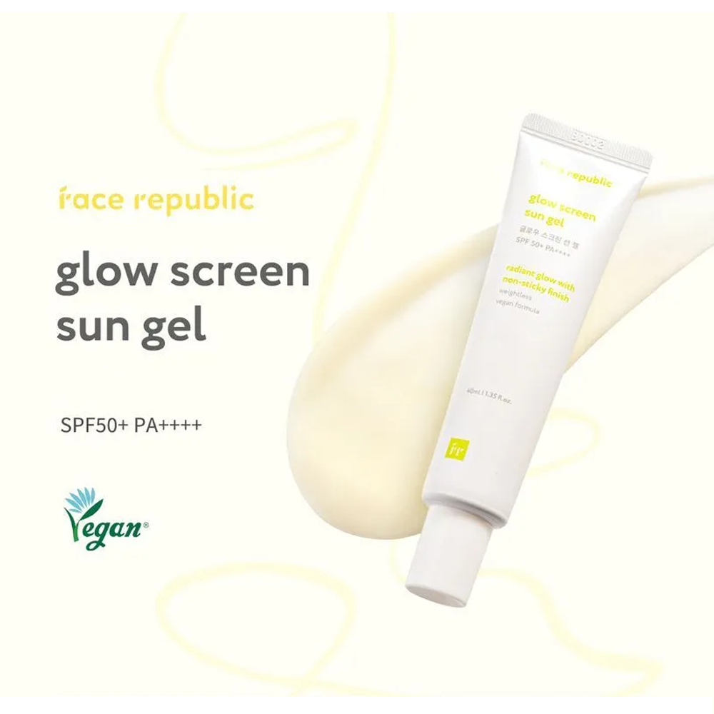 face republic Glow Screen Sun Gel SPF50+ PA++++ 40ml - KLO