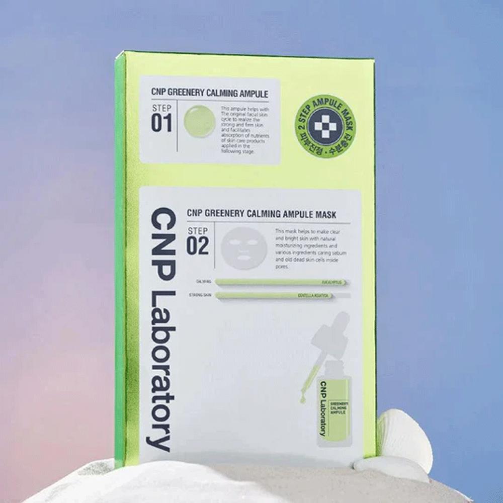 CNP Laboratory Greenery Calming Ampoule 2step Mask 1ea - KLO