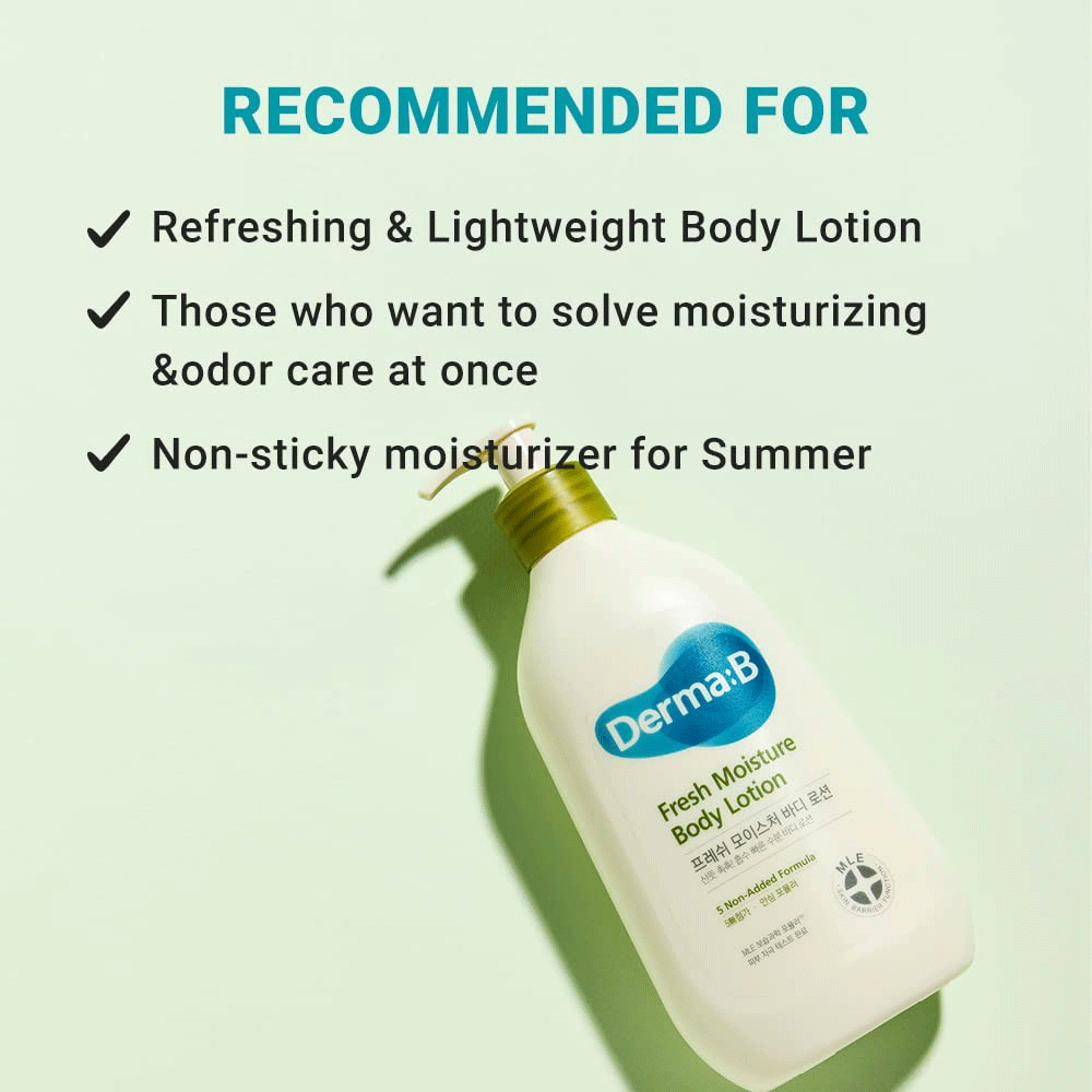 Derma-B Fresh Moisture Body Lotion 400ml - KLO
