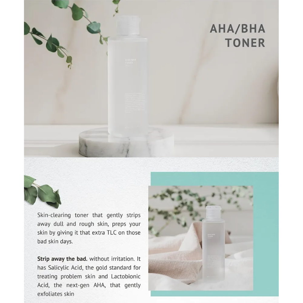 face republic AHA/BHA Toner 160ml - DODOSKIN