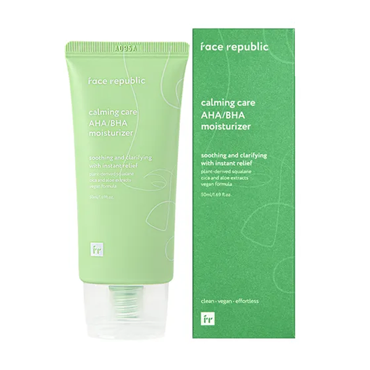 face republic Calming Care AHA/BHA Moisturizer 50ml - DODOSKIN