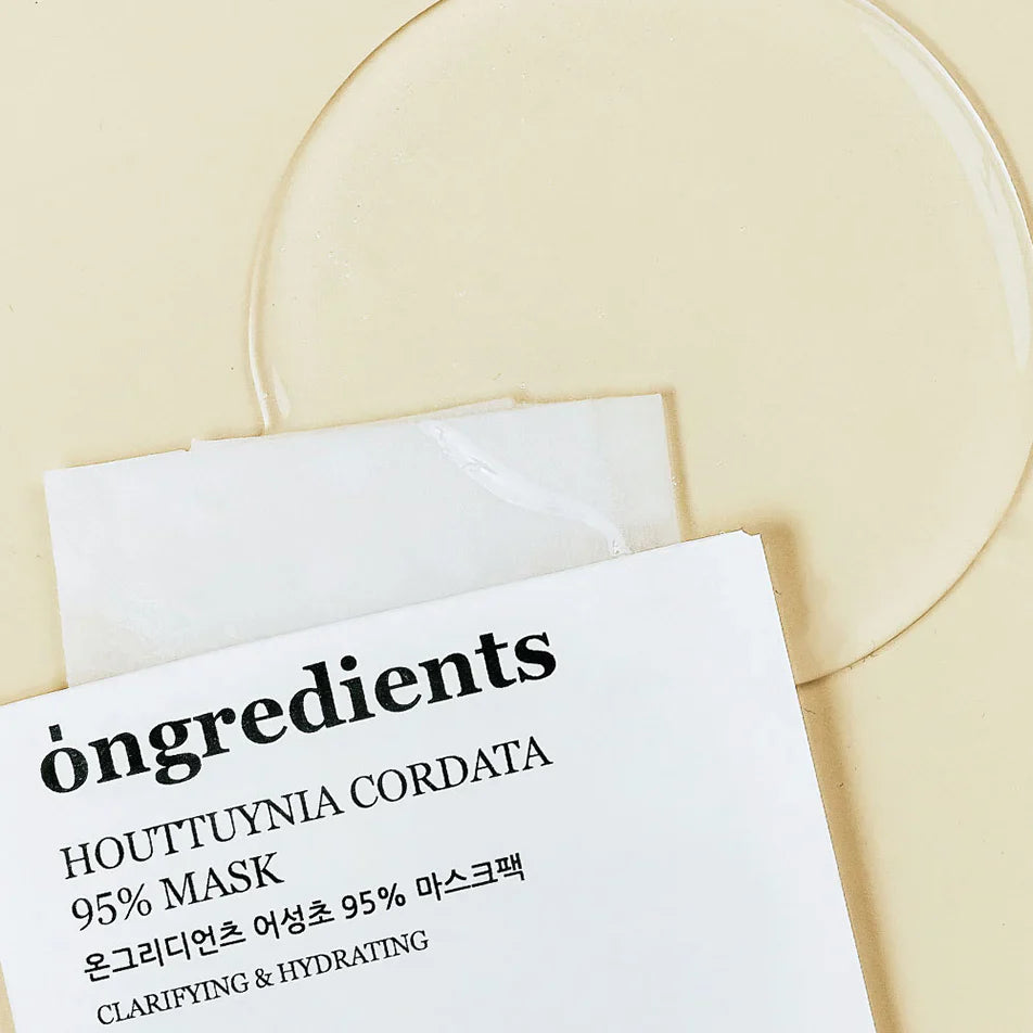 Ongredients Houttuynia Cordata 95% Mask 20g * 5ea - KLO
