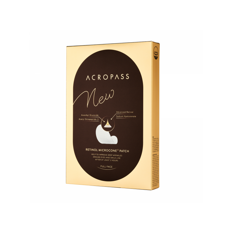 Acropass Retinol Microcone Patch (Around Eyes And Smile Line) 1 Box