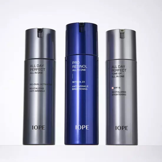 IOPE Men Pro Retinol All In One 120ml+Cleansing Foam - KLO