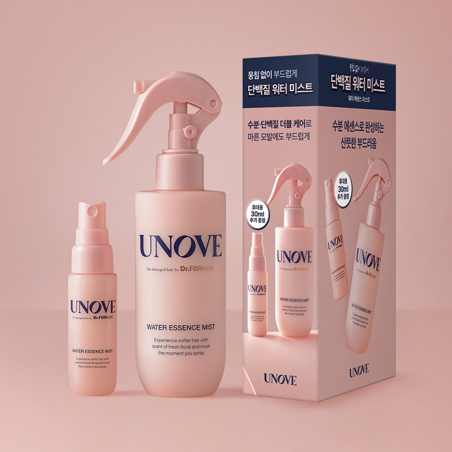 UNOVE Water Essence Mist 200ml+30ml Special Set (Hair Essence Spray)