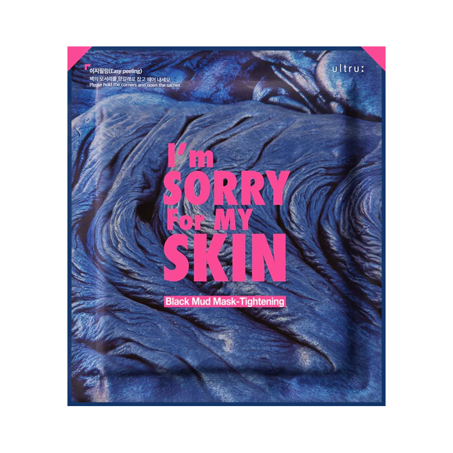 I'm Sorry For My Skin Black Mud Mask Tightening 3ea - KLO