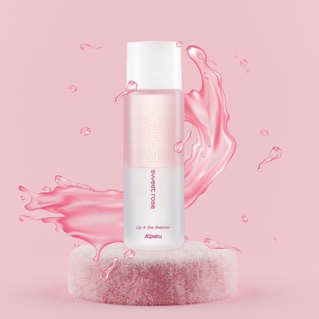 A'PIEU Mineral Lip & Eye Remover Sweet Rose 250ml - DODOSKIN