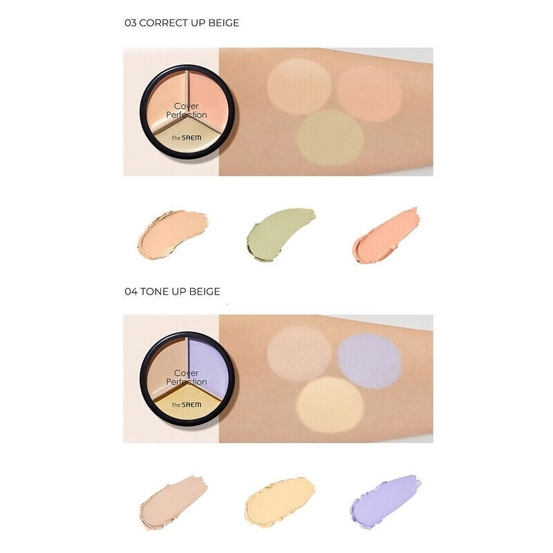 the SAEM Cover Perfection Triple Pot Concealer - KLO