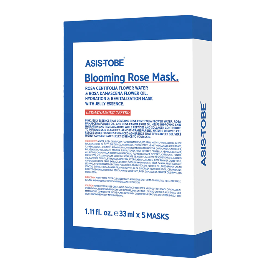 ASIS-TOBE Blooming Rose Mask 5 Masks - KLO