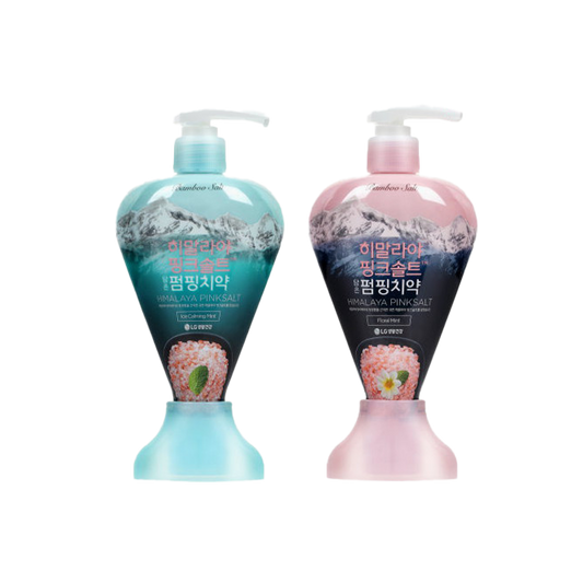 PERIOE Himalayan Pink Salt Pumping Toothpaste 285g (2 Type) - DODOSKIN