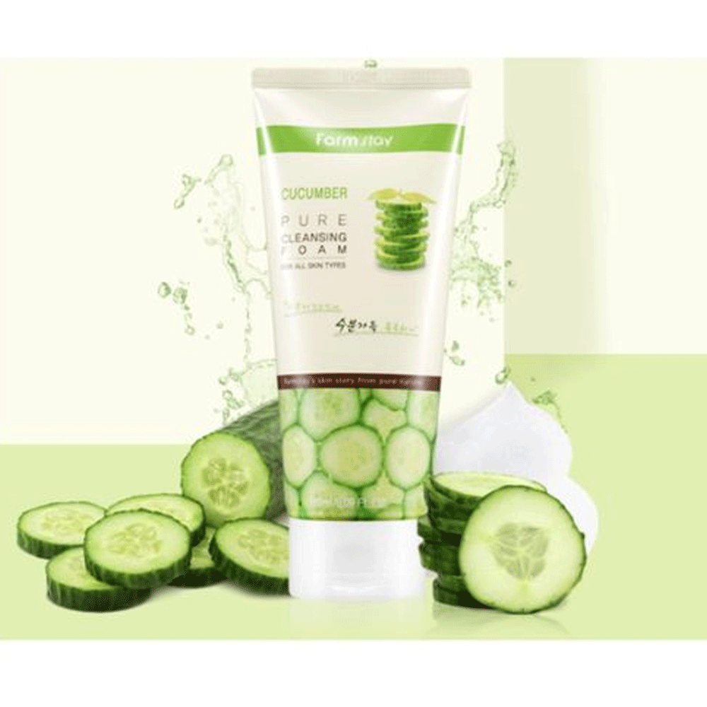 Farmstay Cucumber Pure Cleansing Foam 180ml - KLO