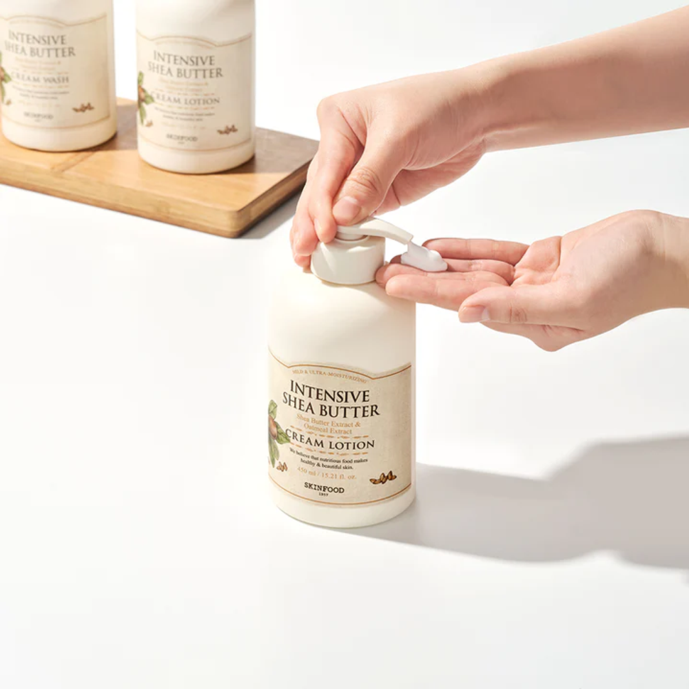 SKINFOOD Intensive Shea Butter Body Cream Lotion 450ml - DODOSKIN