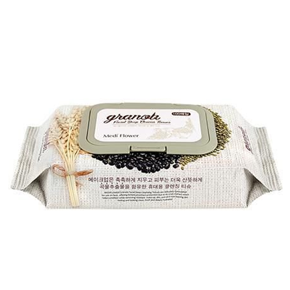 MediFlower Granola Facial Deep Cleansing Tissue 100 pcs - DODOSKIN
