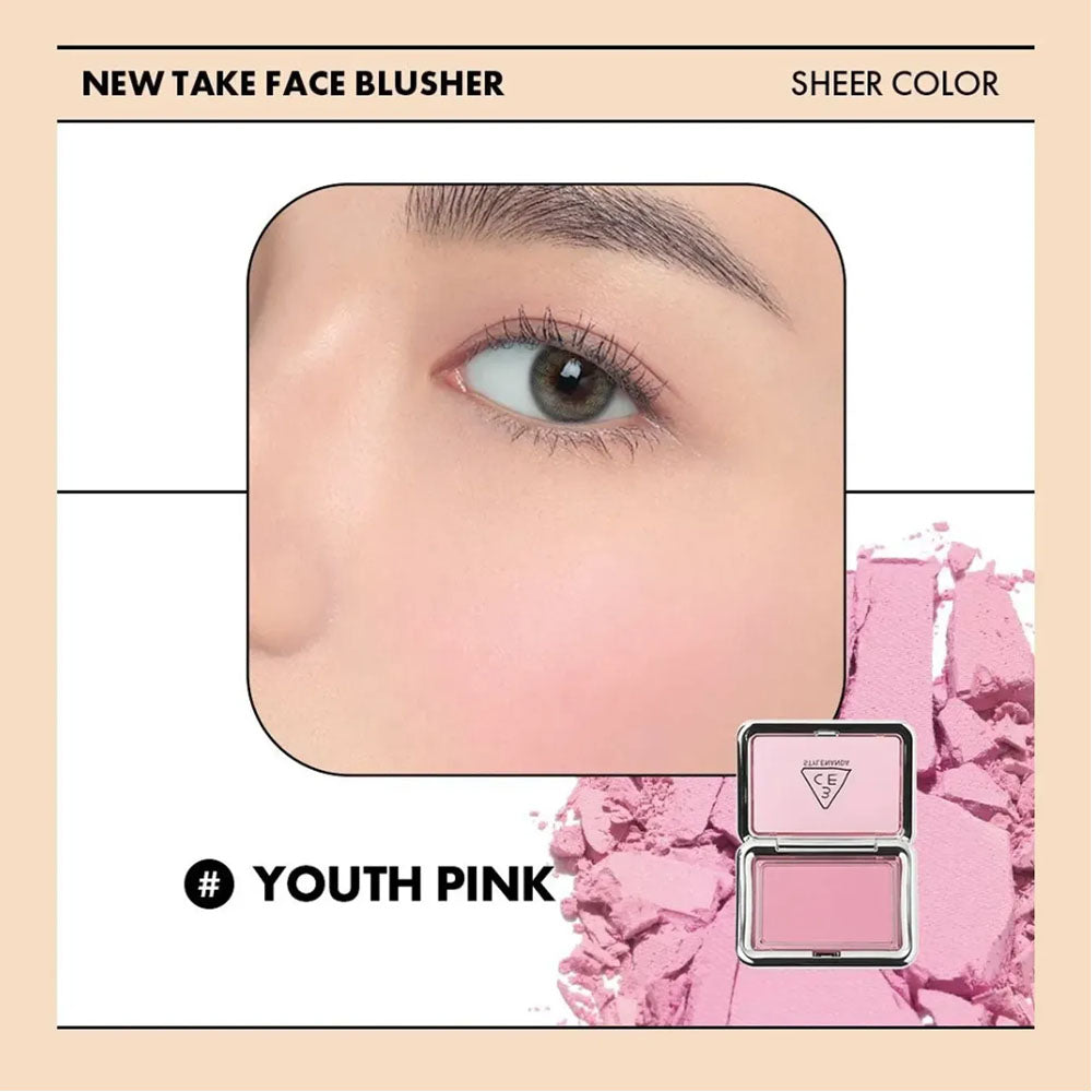 (NEWK) 3CE Face Blusher New Take Edition 4.5g - 5 colors - DODOSKIN