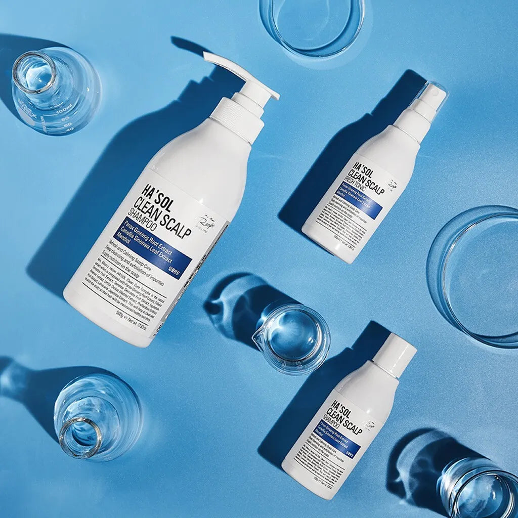 HA'SOL Clean Scalp Shampoo 500g For Oily Hair and Scalp Care - KLO