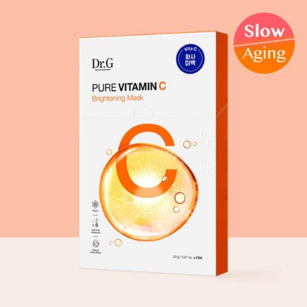 Dr. G Pure Vitamin C Brightening Mask - A fast-absorbing pure vitamin mask.