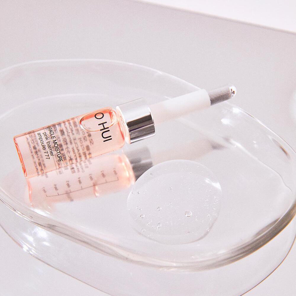 O HUI Miracle Moisture Pink Barrier Ampoule 777 Set - KLO