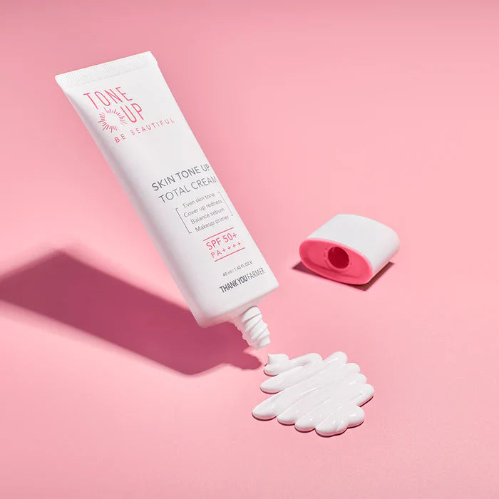 (Matthew검수) THANK YOU FARMER  Skin Tone Up Total Cream SPF50+ PA++++ 40ml - DODOSKIN