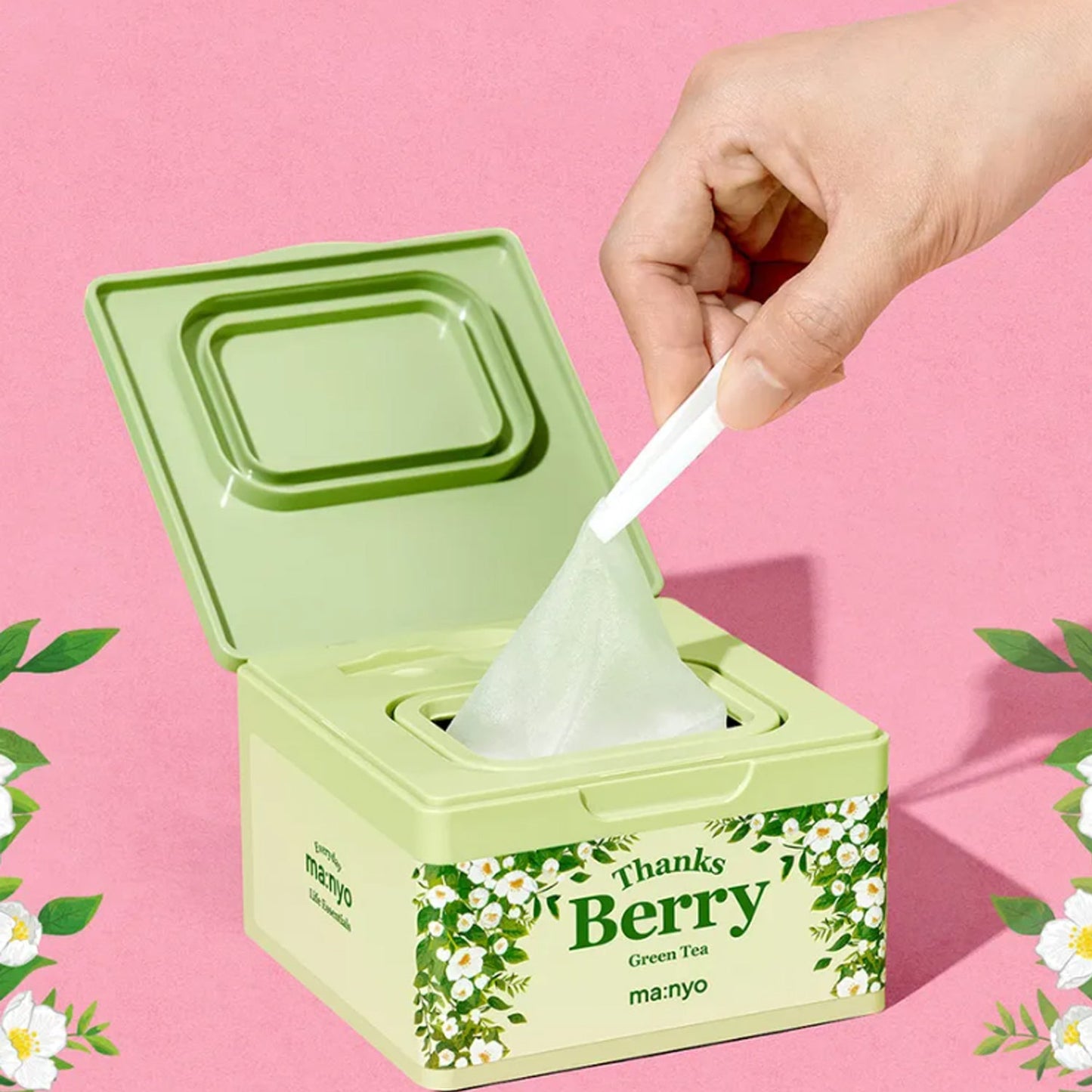 MANYO FACTORY Thanks Berry Green Tea Mask 30ea
