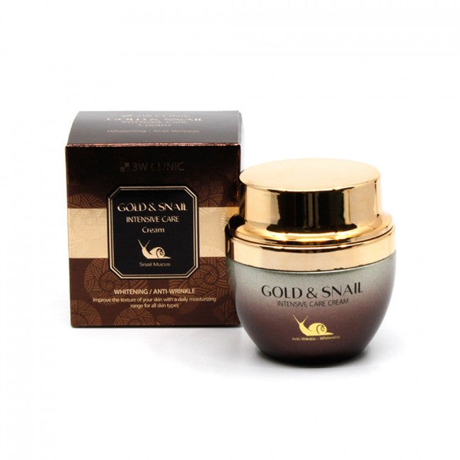 (Matt) 3W CLINIC Gold & Snail Intensive Care Cream 55g - DODOSKIN