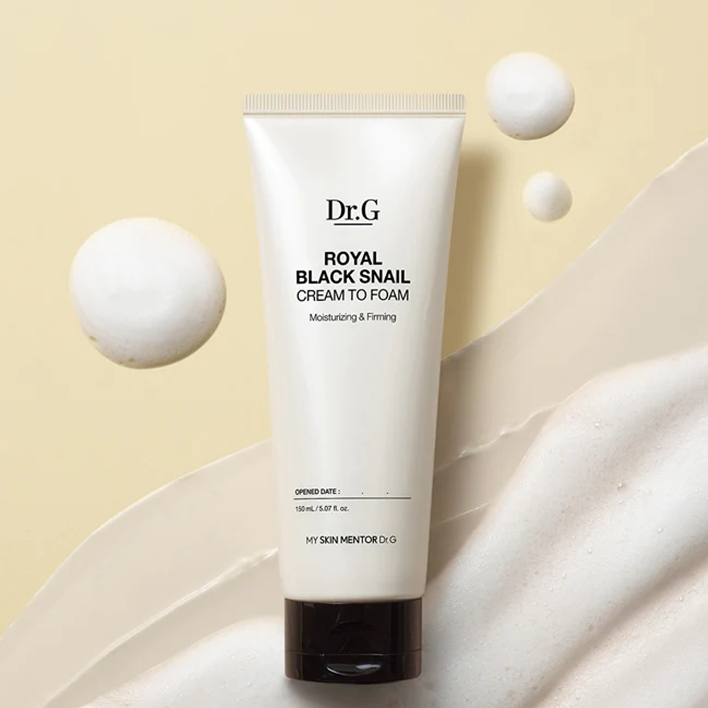 Dr.G ROYAL BLACK SNAIL CREAM TO FOAM 150ml - KLO