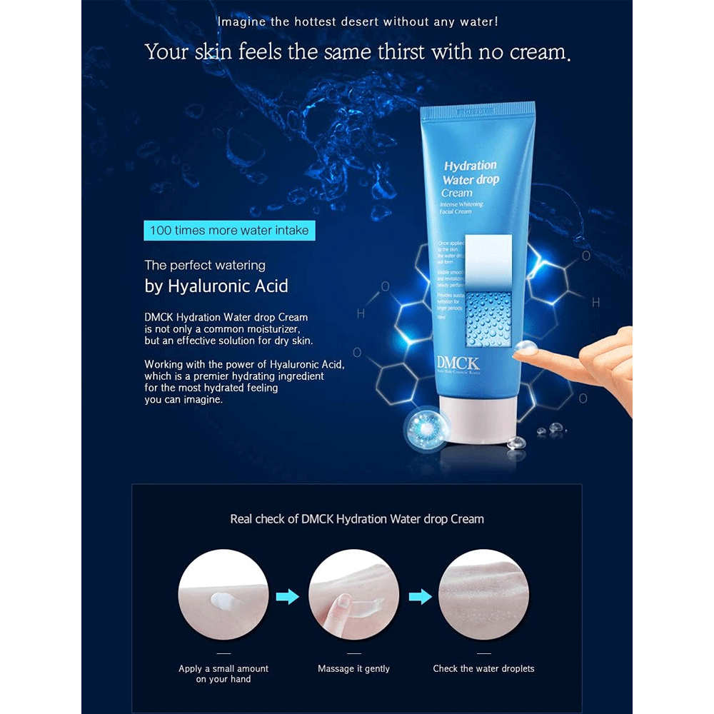 DMCK Hydration Water Drop Cream 100ml - KLO