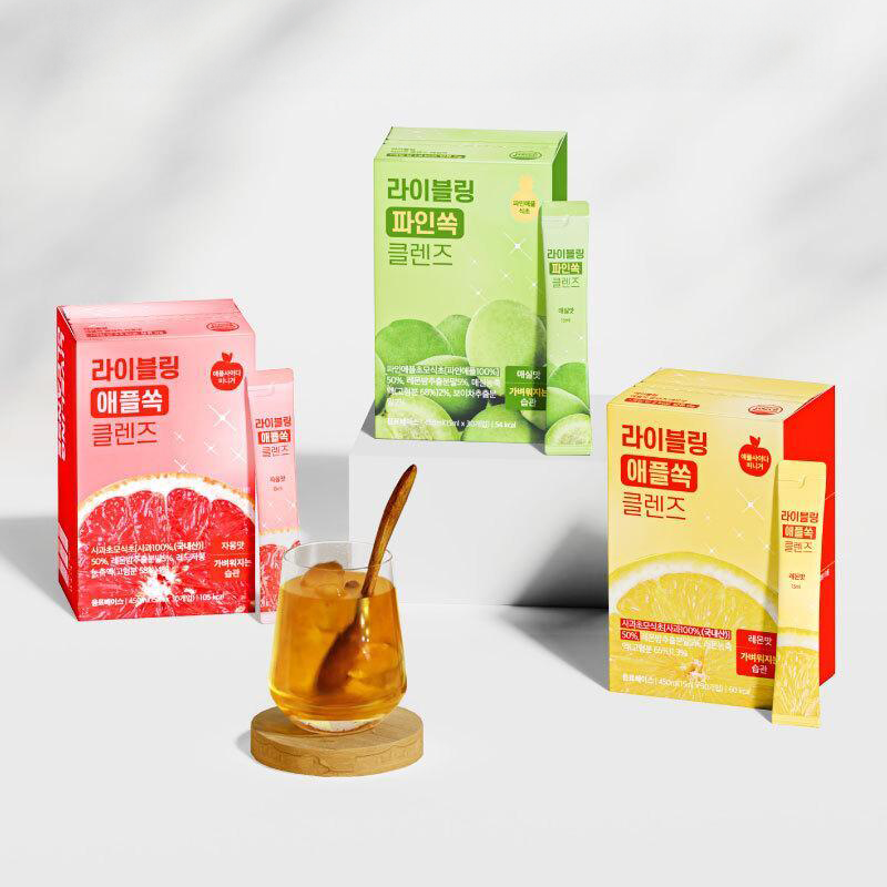 FULLight Cleanse Drink – Apple, Grapefruit & Plum Flavors (30 Sticks)
