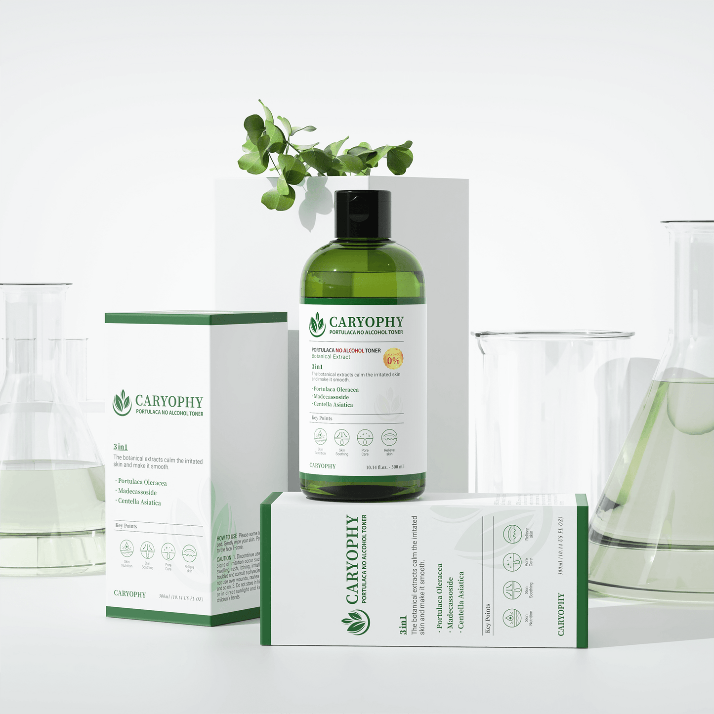 (Matthew검수) CARYOPHY Portulaca Toner 300ml - KLO