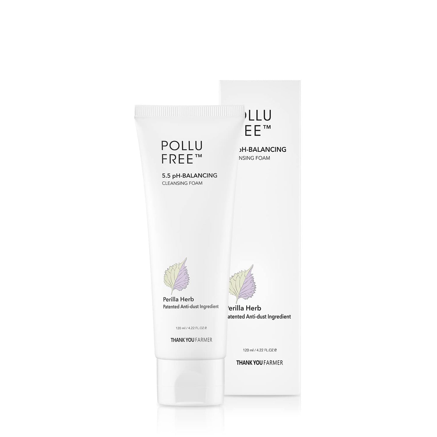 (Matthew) THANK YOU FARMER Pollufree 5.5 pH-Balancing Cleansing Foam 120ml - KLO