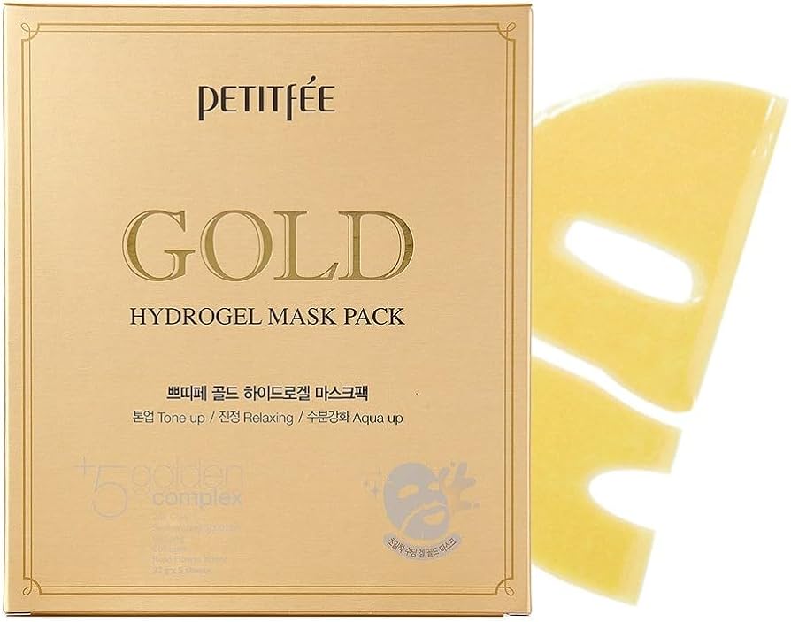 Petitfee Gold Hydrogel Mask Pack 5ea/box - KLO