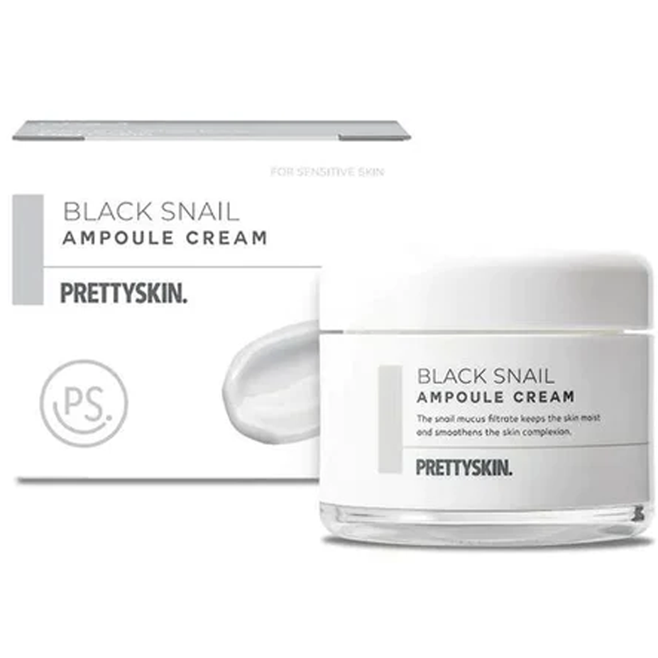 Pretty skin Black Snail Ampoule Cream 50ml - DODOSKIN