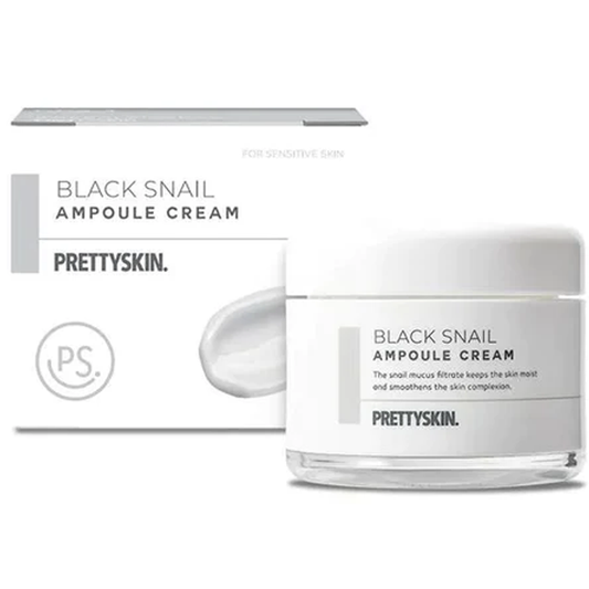 Pretty skin Black Snail Ampoule Cream 50ml - DODOSKIN