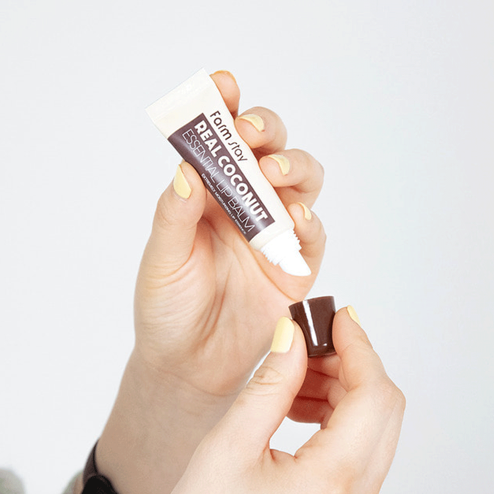 FARMSTAY Real Coconut Essential Lip Balm 10ml - KLO