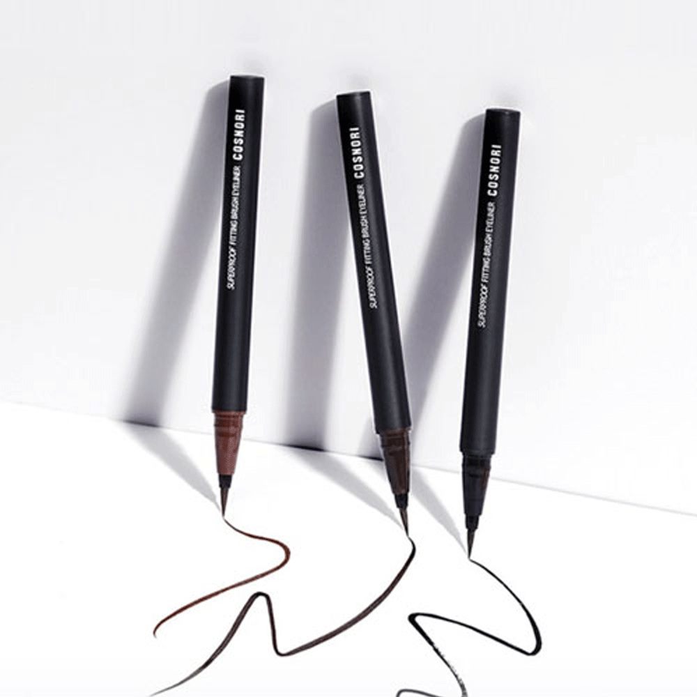 COSNORI Super Proof Fitting Brush Eyeliner 0.6g - KLO