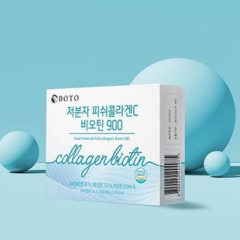 BOTO Small Molecular Fish Collagen C Biotin 900 1Box (2g x 30ea) - DODOSKIN