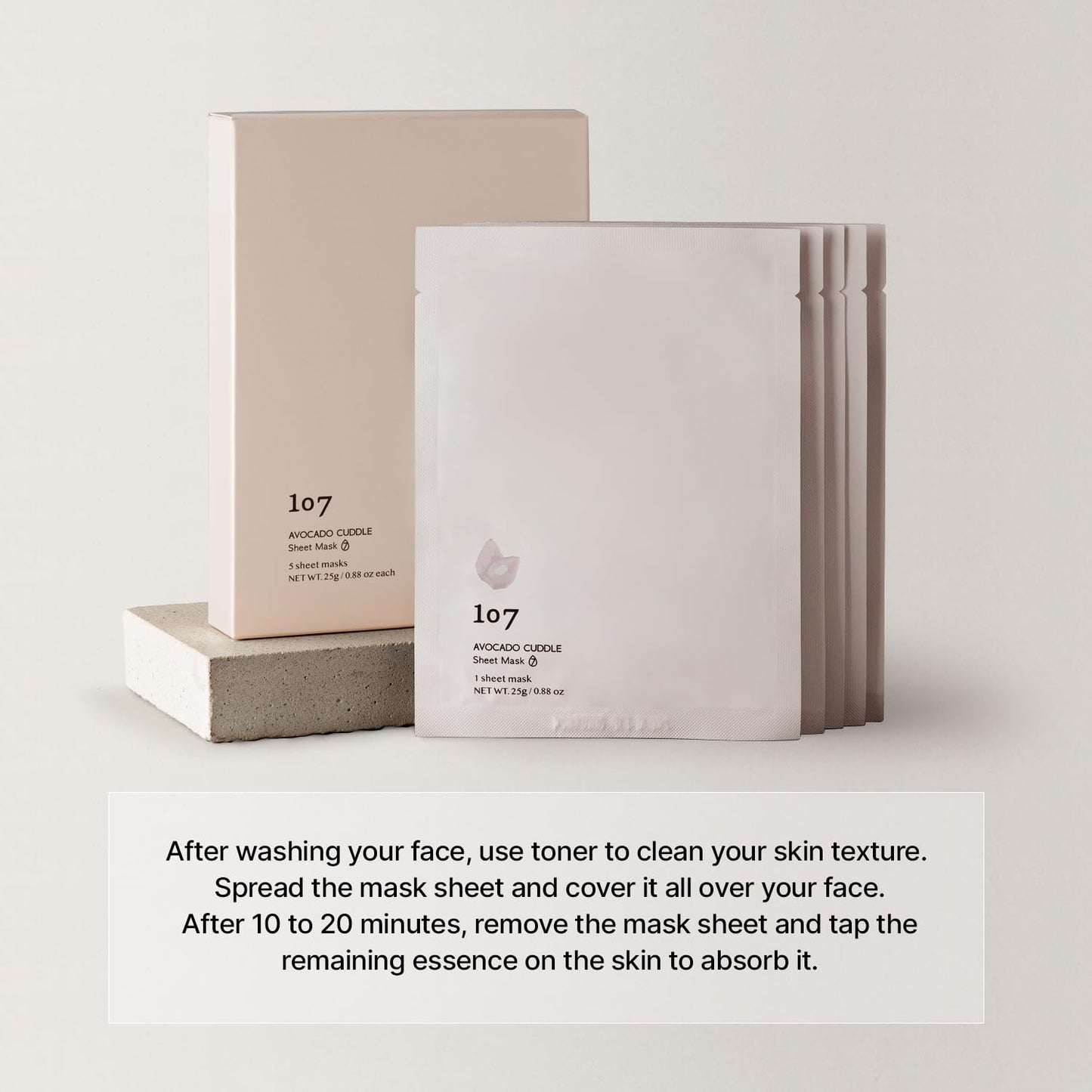 ONEOSEVEN Squalane Cuddle Sheet Mask 30g * 5ea - DODOSKIN