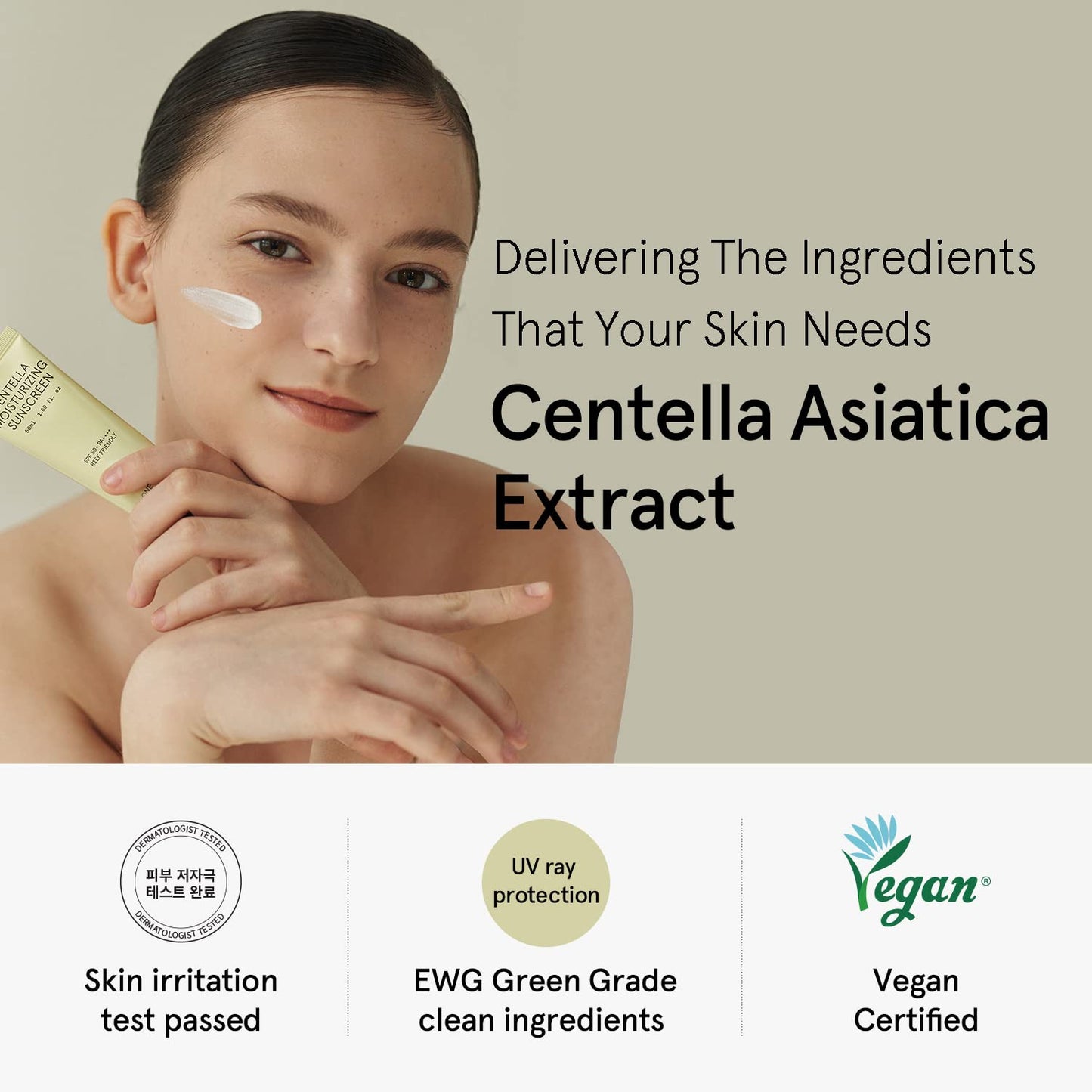 ONE THING Centella Moisturizing Sunscreen 50ml - DODOSKIN