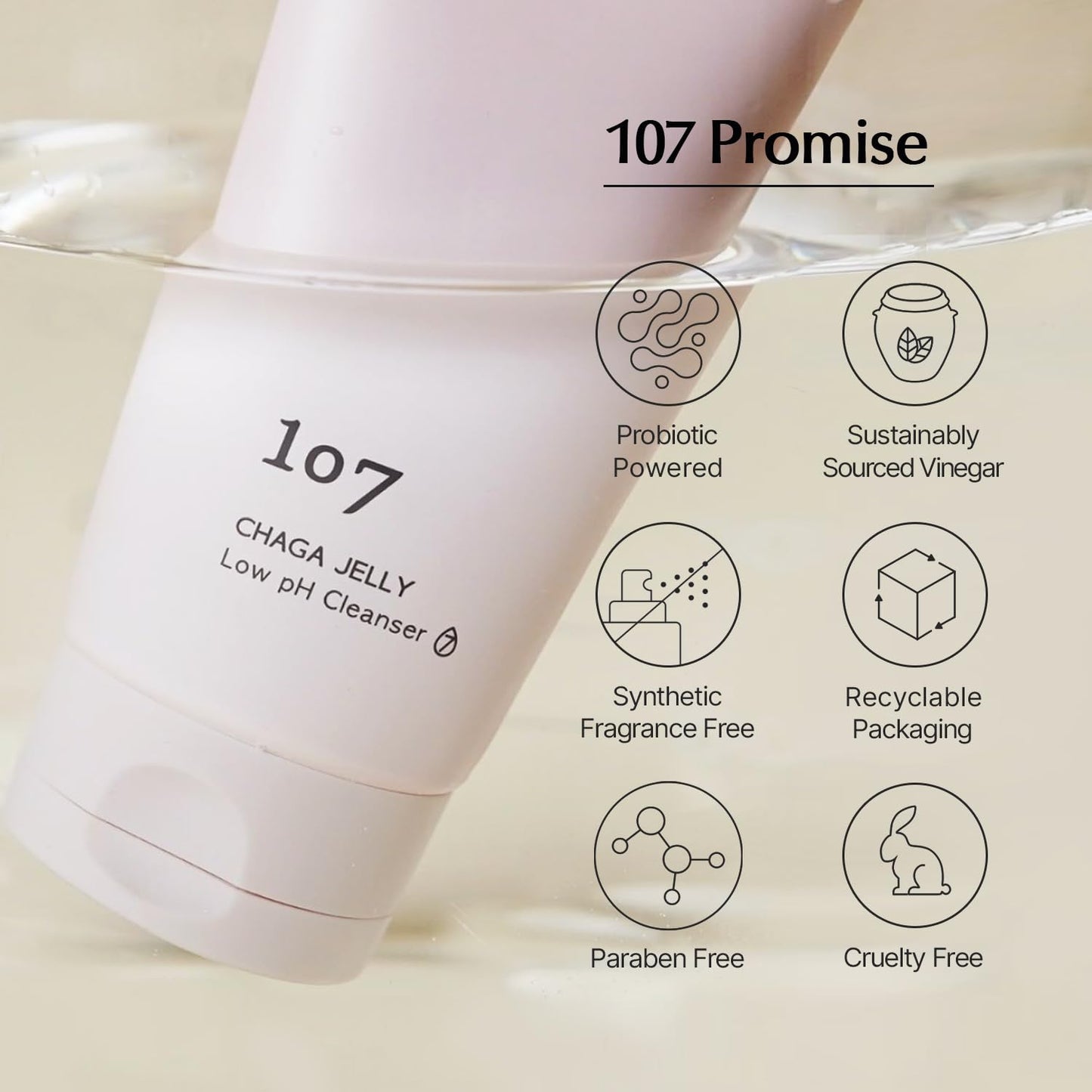 ONEOSEVEN Chaga Jelly Low pH Cleanser 120ml - DODOSKIN